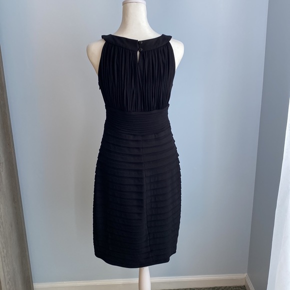 MELROSE bandage style cocktail dress. Black. Size 10. - Picture 2 of 10